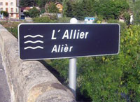 panneau rivière