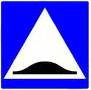 ralentisseur bleu